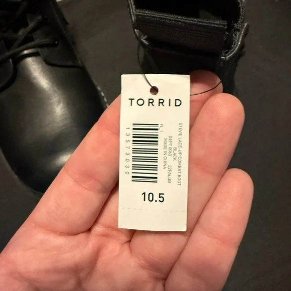 Torrid Stevie Lace-Up Combat Boot (WW) - Picture 3 of 7